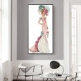 thumbnail image 4 of Cuadros Decorativos Pintura de diamante Noble Lady 5D completo redondo resina Rhinestone arte cuadro DIY conjunto, 4 of 9