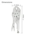 thumbnail image 4 of WorkPro 7" Curved Jaw Locking Pliers, 4 of 5