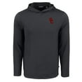 thumbnail image 2 of Men's Cutter & Buck Black USC Trojans Coastline Epic Comfort Eco Recycled Long Sleeve Hoodie T-Shirt, 2 of 3