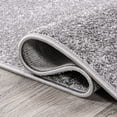 thumbnail image 3 of Alfombra Runner JONATHAN Y Haze, sólida, de pelo bajo, gris costero, 2 m x 3 m, 3 of 4