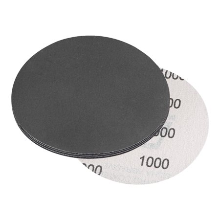 

Uxcell 5 Inch 1000 Grit Hook and Loop Wet Dry Usable Silicon Carbide C-Weight Backing Sanding Disc 5Pack