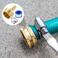 thumbnail image 5 of 2Pcs Brass Hose Barb Fittings, 3/8" Barb x G3/4" Male Thread Hose Connector, 5 of 6