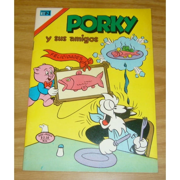Porky y sus Amigos (Serie Aguila) #383 VF ; Editorial Novaro Comic Book