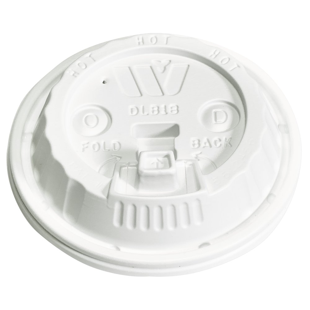 WinCup Plastic Lids for 12,16,20,24 oz Foam Cups, Reclose SipThru, ID
