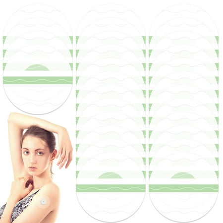 SPOKKI 55 Pcs Freestyle Libre Patch Transparent 1 2 & 3 Sensor Stickers, Waterproof Sensor Cover on Skin for Swimming and Bathing