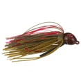 thumbnail image 6 of (1 pack) Strike King Bleeding Bitsy Bug Jig 1/4oz Bleeding Green Crawfish Bass Jig, 6 of 6