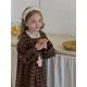thumbnail image 4 of Vestido de primavera para niña de 2 a 7 años, vestido de princesa con cuello de encaje a cuadros Retro para niña, traje informal para niño, ropa para niño, 4 of 6