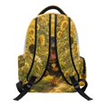 thumbnail image 2 of Xixirimido Dachshund Dog Vibrant Sunflower Print Kids Backpack for Boys Girls Preschool Elementary Students Bookbag 17inch Large School Bag Multi-pocket Lightweight Backpacks, 2 of 8