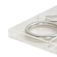 thumbnail image 5 of DecMode 12" x 1" Silver Metal Tic Tac Toe Game Set with Clear Acrylic Plastic Board, 1-Piece, 5 of 10