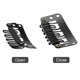 thumbnail image 3 of 100 Piezas Clips para Peluca Clips de Metal en Forma de U Clips para Peluca de Acero Inoxidable Clips de Peine de 6 Puntas con Goma Suave para Extensiones de Cabello DIY, 3,2 cm, 2,8 cm, Negro, 3 of 5