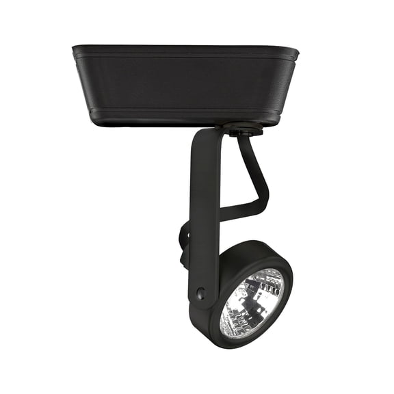 WAC Lighting HT-180 Aluminum H Track Low Voltage Track Head in Black