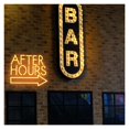 thumbnail image 2 of Letrero De Neón After Hours Con Flecha Y Luz LED Regulable. Ideal Para Clubes, Pubs, Bares, Garajes, Fiestas Y Decoración De Paredes 35cmx30cm, 2 of 6
