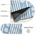 thumbnail image 5 of Striped Front Door Rugs 2x3 ft Ocean Blue Starfish Shell Jellyfish Coral Small Rug for Entryway Non Slip Washable Bathroom Door Mat Absorbent Floor Mat for Indoor Entrance, 5 of 9