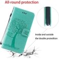 thumbnail image 3 of ORUYROP iPhone 11 Wallet Case, iPhone 11 2019 Case, Owl Tree Pattern Premium PU Leather Wallet Case with Wrist Strap Flip Case Cover (iPhone 11, Green), 3 of 7