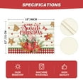 thumbnail image 6 of Smile Ice Cream Gingerbread Sweet Christmas Placemats Set of 4, 12 x 18 Inch, 6 of 6