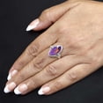 thumbnail image 5 of 925 Sterling Silver Ring Copper Purple Turquoise Handmade Jewelry, 5 of 10
