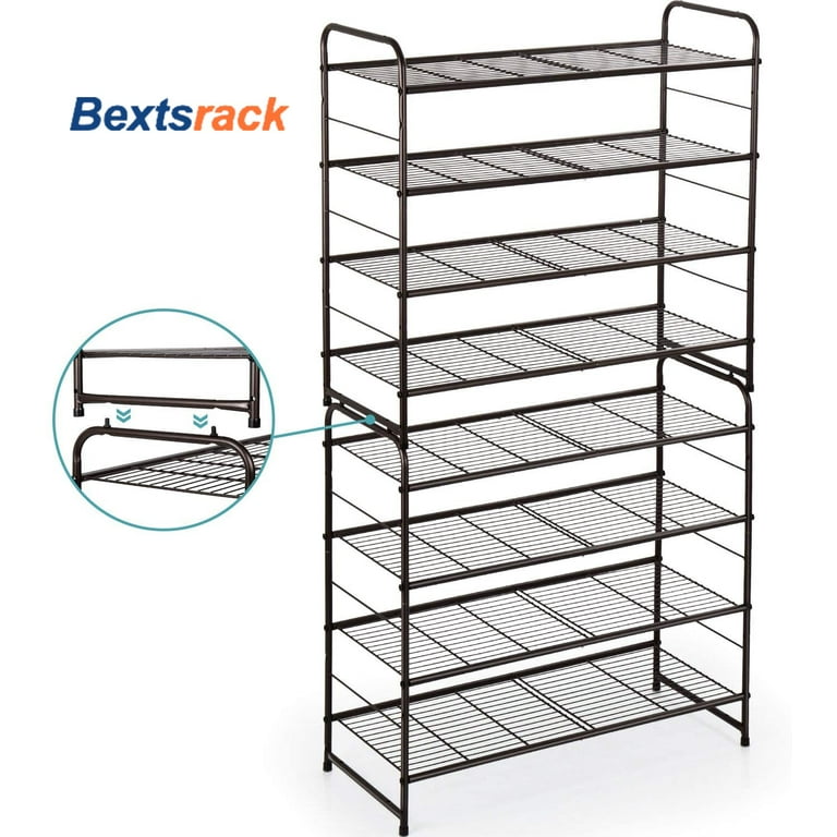 Bextsrack 2-Layers Adjustable Length House Organization And