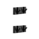 thumbnail image 4 of Ganchos Sin perforación Inteprter Perchero Antioxidante Autoadhesivo soporte para colgar Dormitorio negro 2 gancho 2piezas CBP185301, 4 of 5