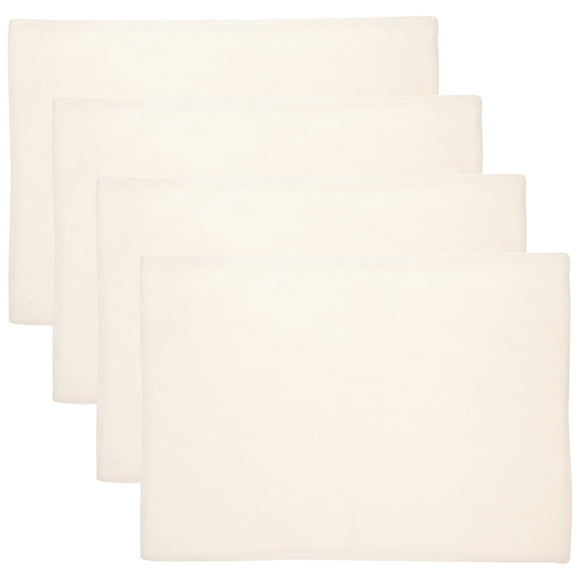 Manteles individuales de lino rústico, manteles individuales lavables, tapete antideslizante, 4 Uds.