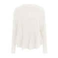 thumbnail image 4 of GEWSEY Women's Neck Batwing Sleeve Sweaters 2025 Fall Winter Oversized Knit Cute Pullover Sweater Dolman Tops Trendy (White, L), 4 of 5