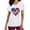 10White, variant on 4th Of July Shirts T Shirts Usa Patriotic Tops Women's Short Sleeved V-neck Top with Independent Day Print Pocket Protective Clothing Short Sleeved V-neck Top White M