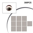thumbnail image 6 of Ana 300pcs 3/4/5/6mm Snake Pupil Red 3D Holographic Fishing Lure Eyes Fly Tying DIY, 6 of 9