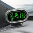 thumbnail image 4 of Termómetro digital para automóvil, voltímetro, medidor de voltaje, reloj noctiluco, alerta de heladas (azul) Sincero Electrónica, 4 of 5