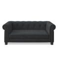 thumbnail image 6 of Jopath Dog Sofa, Durable Elevated Dog Sofa Bed Fashionable Linen Fabric Rectangular Pet Bed for Small and Medium-Sized Dogs Black, 6 of 9