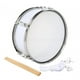 thumbnail image 1 of Caja de 13 pulgadas, batería musical con baquetas, instrumento de percusión ligero. Blanco, 1 of 9