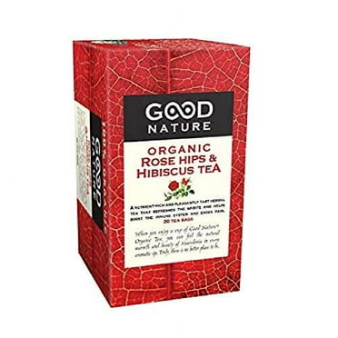 Good Nature Organic Rose Hips & Hibiscus Tea, 1.76 Ounce