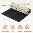 thumbnail image 6 of Area Rugs 5'x7', Candy Fruits Carpet Runner Indoor Outdoor Rugs Home Decor Aesthetic, Vintage Red Green Summer Rustic Bows Beige Non Slip Mats Washable Accent Rug for Living Room Bedroom, 6 of 8