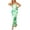 Green, variant on Musuos Women's Bodycon Cami Long Dress Spaghetti Strap Low Cut Open Back Floral Party Dresses