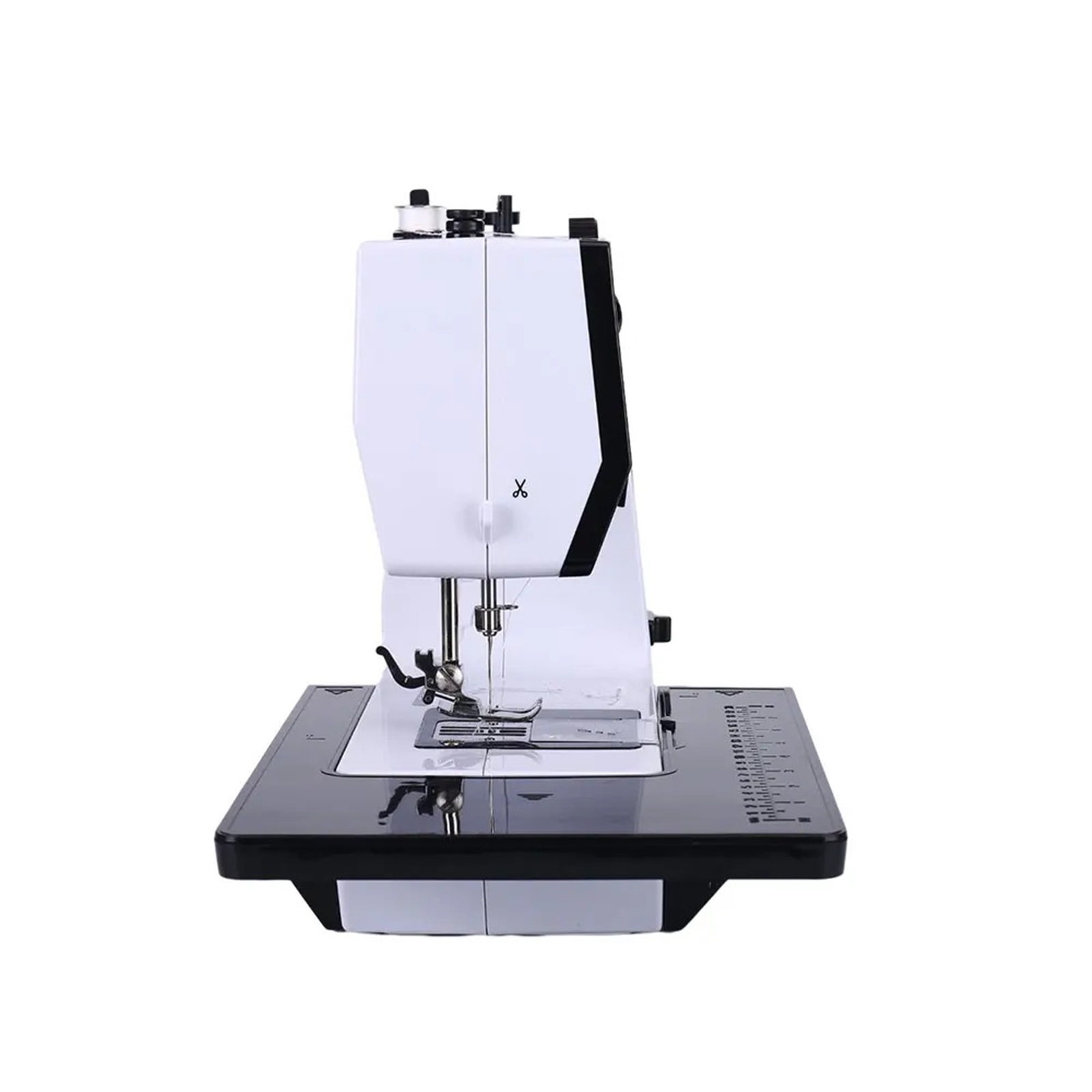 Domestic Sewing Machine Portable Handy Mini Overlock Knitting Start Button Electrec With Pedal Table