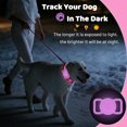 thumbnail image 4 of Compatible Con El Soporte Para Collar De Perro Airtag Que Brilla En La Oscuridad Y Con Purpurina Brillante. Funda Protectora De Silicona Impermeable Para Mejorar La Visibilidad Al Caminar De Noche Y L, 4 of 5