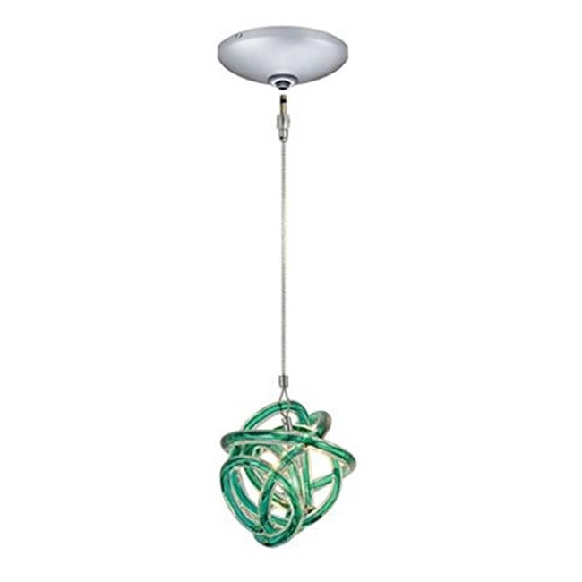 Jesco Lighting QAP405-TESN Pul LED Taffy Glass Knot, Round
