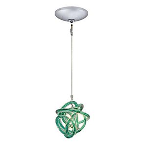 Jesco Lighting QAP405-TESN Pul LED Taffy Glass Knot, Round