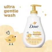 (3 pack) Baby Dove Sensitive Baby Wash For Baby Bath Time Melanin-rich Skin Nourishment Tear-Free And Hypoallergenic ,13 fl oz