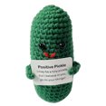 thumbnail image 2 of Papa Ganchillo Con Tarjeta Positiva Regalos para Amigos (pepino P), 2 of 2