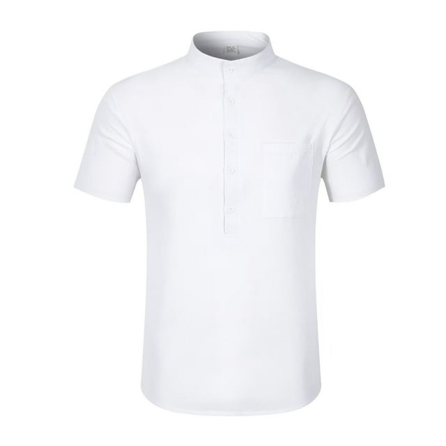 pstuiky Camisa de manga corta para hombre, Camiseta de cuello redondo de color liso para hombre, holgada, para cultivar la integridad moral ropa de hombre xxxl
