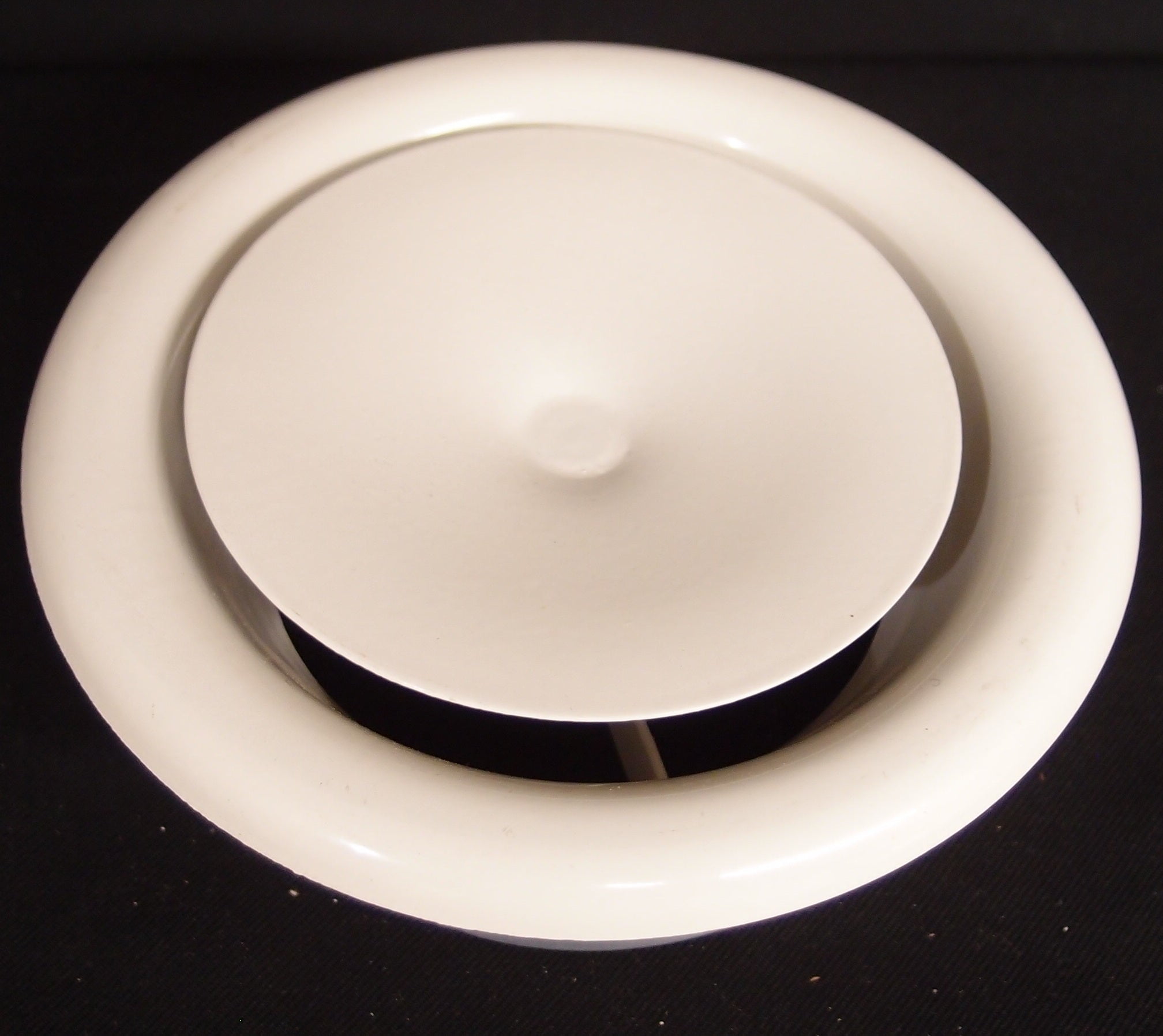 6" Round Air Vent Supply Grille With Sponge Gasket And Mounting Frame