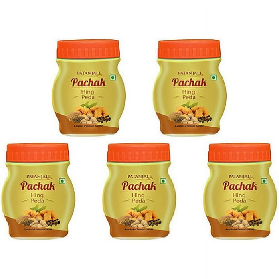 Pack Of 5 - Patanjali Pachak Hing Peda - 3.5 Oz (100 Gm)