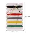 thumbnail image 4 of SHISUYAN 100 Packs Sewing Kit Sewing Thread Portable Multifunctional Sewing Needle Thread Embroidery Cross Stitch Tools (Button Random Color), 4 of 8