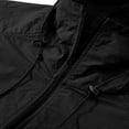 thumbnail image 3 of LEKWK Rain Jacket Men with Hooded Full Zip Windbreaker Water Resistant Casual Coat Lightweight Activewear for Hiking Running Golf Outdoor, 3 of 5