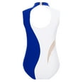 thumbnail image 2 of TiaoBug Girls Ballet Dance Tank Leotard Sleeveless Gymnastics Athletic Bodysuit Dancewear Blue 8, 2 of 5