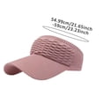 thumbnail image 3 of CSStudio Women's Ponytail Sun Visor Hats, Packable Breathable Summer Visor Caps, Adjustable Lightweight Outdoor Sport Travel Beach Sun Hats, 3 of 7