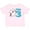 AD-Pink, variant on I'm Three Unicorn, 3rd Birthday Boys or Girls Toddler T-Shirt