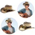 thumbnail image 2 of Comfortable Western Hat with Goggles and Distressed Color for Various Occasion, 2 of 11