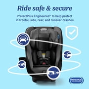Graco Contender Slim Convertible Car Seat, West Point, Black