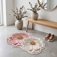thumbnail image 4 of Antiskid Water Absorbent Bathroom Mat Floor Mat Floral Door Mat Home Bath Rug Absorbent Entry Rug For Bathroom Bedroom Entryway, 4 of 6