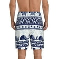 thumbnail image 3 of Fotbe Sea Underwater Animals1 Pajama Shorts for Men, Men's Pajama Bottoms, Sleepwear,Short Pajama Pants-3X-Large, 3 of 9